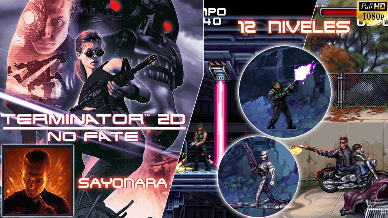 Terminator 2D NO FATE, Edición [ 12 ] NIVELES, Dificultad SAYONARA, ESPAÑOL, 1080p 60fps