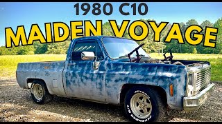 1980 Chevy C10 Squarebody   FIRST DRIVE!