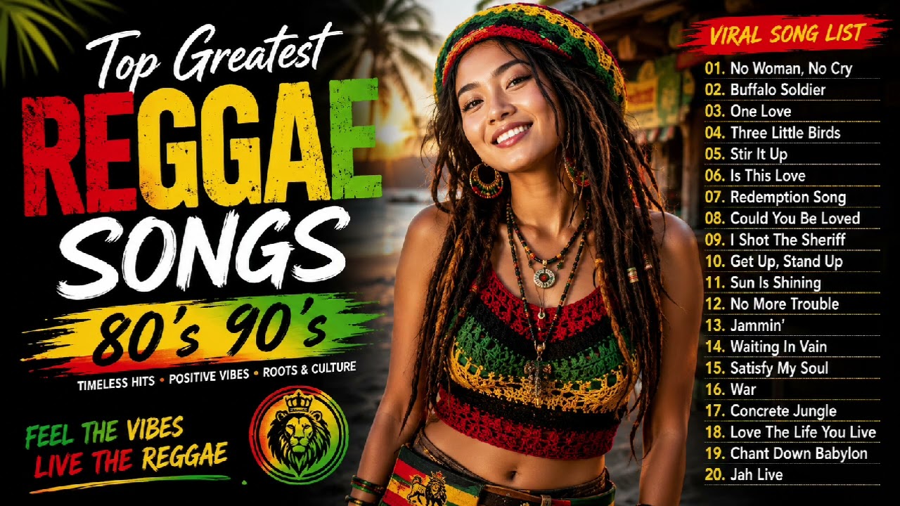 TOP GREATEST REGGAE SONGS 80’s 90’s 🌴 | Best Classic Reggae Hits \u0026 Timeless Reggae Vibes
