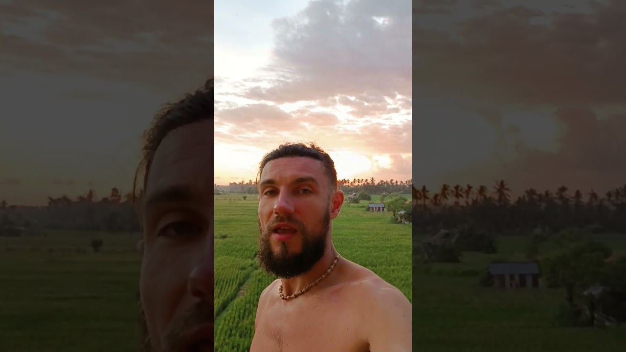 Невероятный закат на Бали убуд Ubud 2025. 