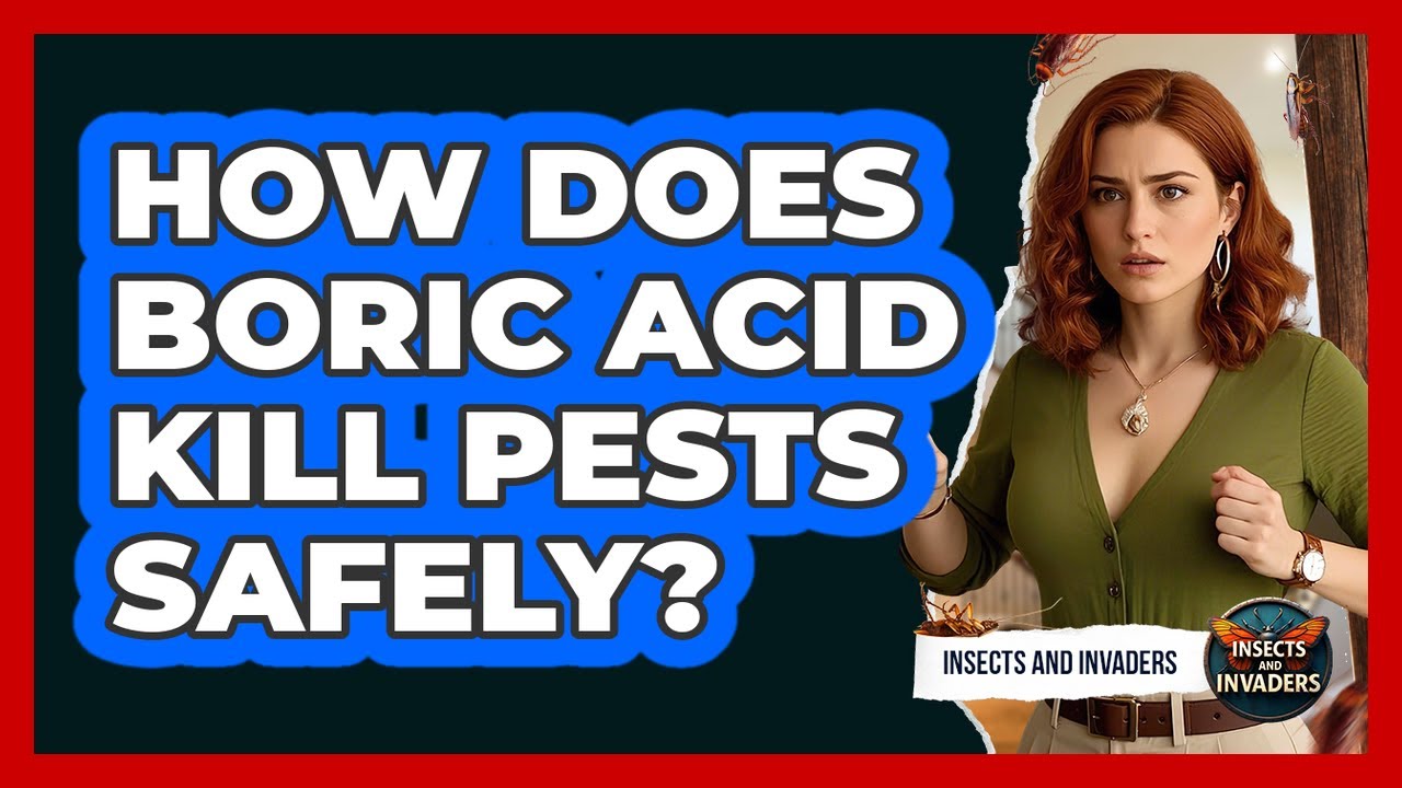 How Does Boric Acid Kill Pests Safely? - Insects and Invaders