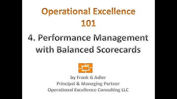 Operational Excellence 101 - 4. Introduction to Balanced Scorecards