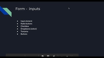 09 - Learn HTML/CSS - Form inputs text, checkbox and radio buttons