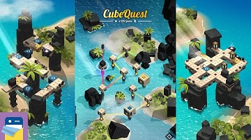 CubeQuest - a QB Game: Levels 01 - 10 Walkthrough Guide + Secrets & iOS Gameplay (by Stephan Goebel)