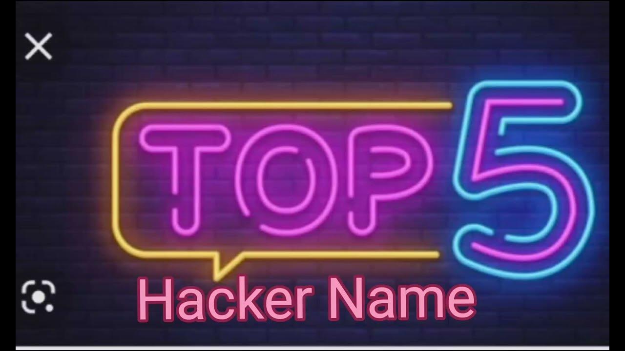 Best hacker names list YouTube