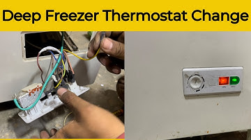 Deep Freezer Thermostat Change With Connection in Urdu/Hindi