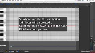 Fill Item with Notes - Action