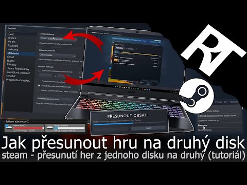 Jak přesunout hru na Steamu na druhý disk – Jak přesunout hru z disku C na disk D (tutoriál) – Steam