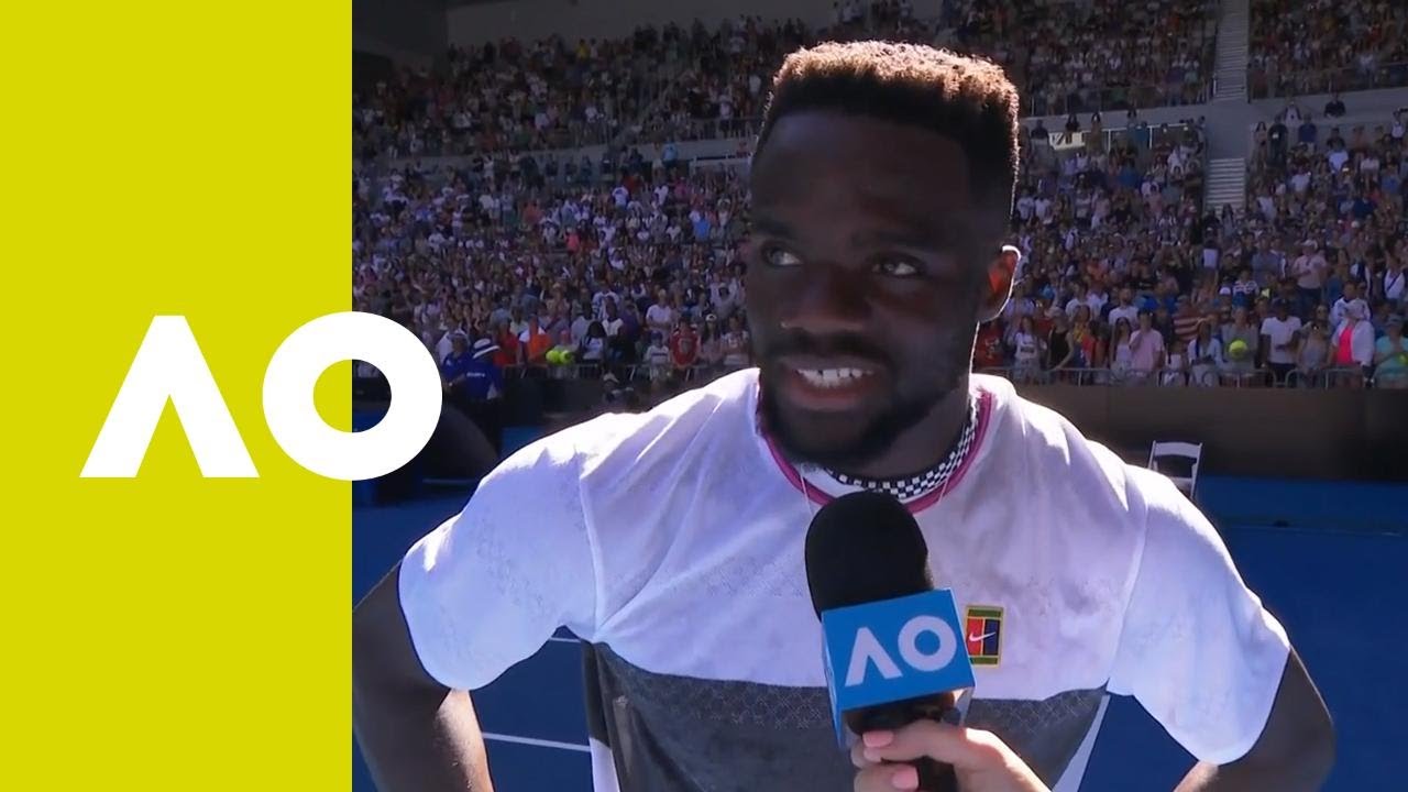 Frances Tiafoe on-court interview (4R) | Australian Open ...