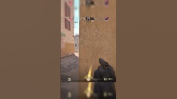 4k glock 2v4 clutch #cs2 #shorts