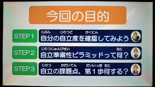 【キャリア】「自立の準備は何％？」自立準備編①