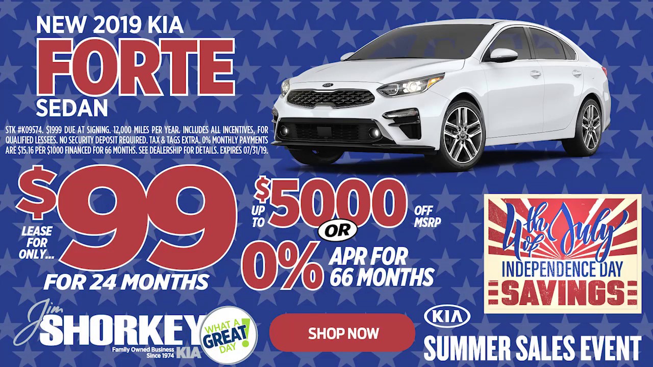 Jim Shorkey Kia North Huntingdon Lease 2019 Kia Forte For 99 Offer