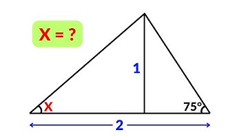 Can you solve without using Trigonometry?
