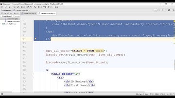 Episode 35   PHP database programming part 4 (Amharic)