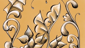 A Tangled Garden: Procreate Meets Zentangle