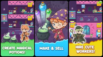 Idle Magic Potion Tycoon game Gameplay Video for Android