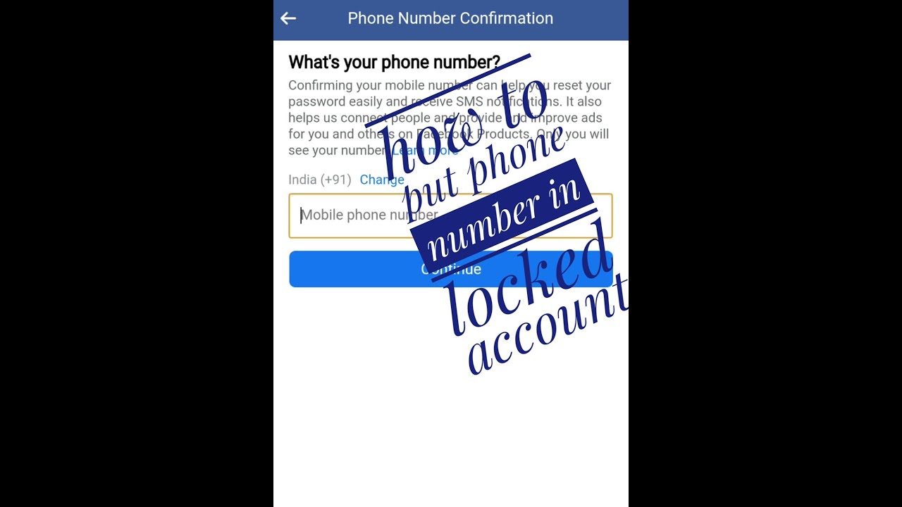 How To Put Phone Number In Locked Account Facebook YouTube how-to-put-phone-number-in-locked-account-facebook-youtube