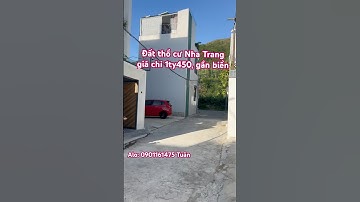 Bán đất thổ cư ở Nha Trang giá chỉ 1ty450, gần biển  #bandatnhatrang #bandatvinhhoanhatrang