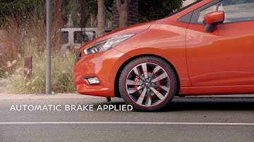 The new Nissan Micra featuring Intelligent Emergency Braking
