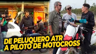 DE PELUQUERO ATR A PILOTO DE MOTOCROSS 🏍️ Martín Ciccioli estuvo con Maxi, 6 años después