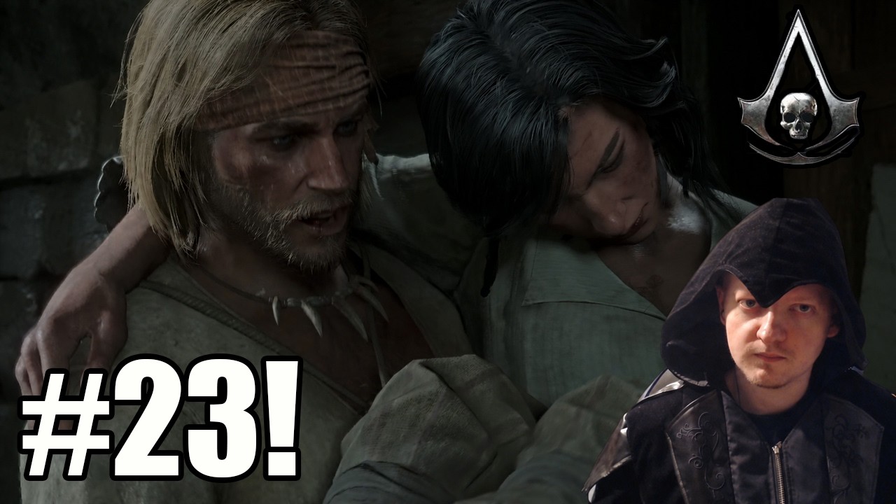 Edward Tries To Save Mary Read- Assassins Creed Black Flag Resynced Hard 100% Part 23