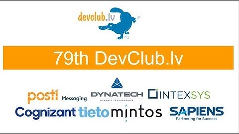 Aleksandr Tavgen from Playtech at DevOps Unicorns Warmup 79th DevClub.lv