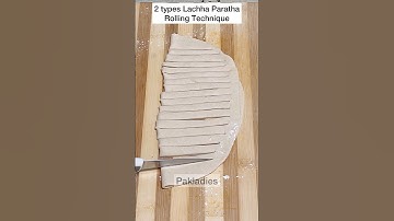 2 New Styles of Lachha Paratha Technique | Whole wheat Paratha | Easy Paratha #shorts #ramadan