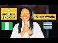 Culture Shocks In Botswana || Nigerian Living In Botswana