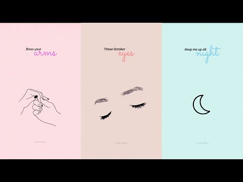 October Eyes - Alt Bloom Aesthetic Full Screen Lyrical WhatsApp Status