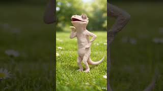 🐔 🍌 #funny #lizard dance#ai video