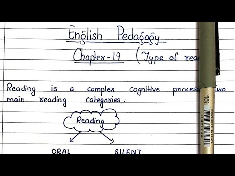 Type of Reading || Chapter 19 || English Pedagogy