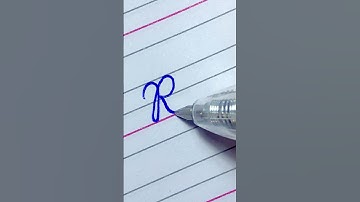 Rr in cursive handwriting  #Shorts #cursivewriting #handwriting #calligraphy