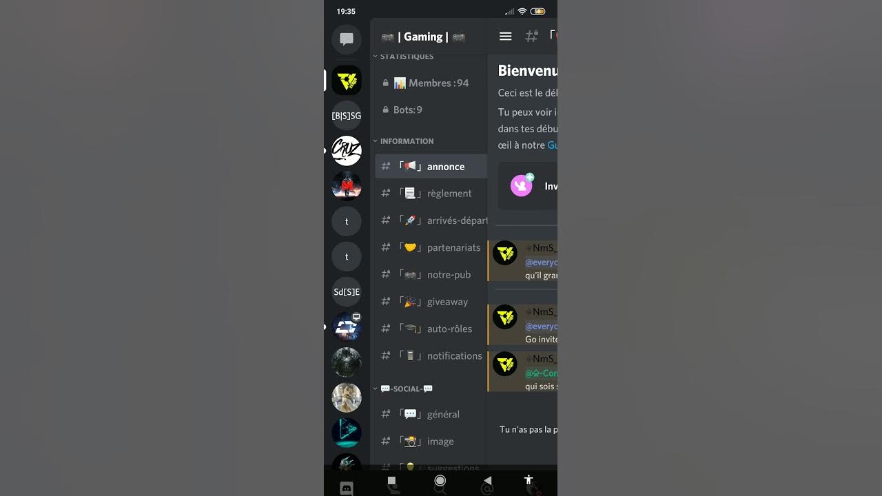 Pr sentation serveur discord communautaire youtube