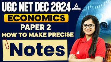 UGC NET Dec 2024 Economics | Paper 2 How To Make Precise Notes By Shivani Sharma