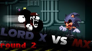 Lord X Vs Mx Round 2 sprite animation (knuckles phase)