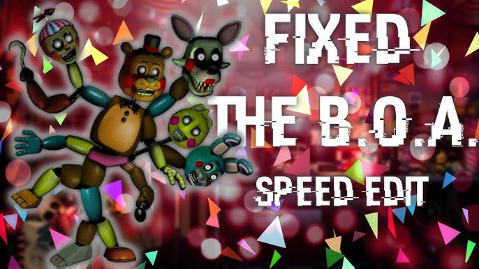FNAF  Speed Edit] Making Fixed FNAF2 Animatronics 