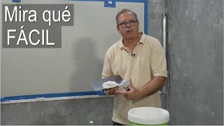 Curso de pintura 8: aprender a usar la llana y la espátula para