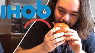 TRYING THE IHOb BURGERS! (FOOD REVIEW)