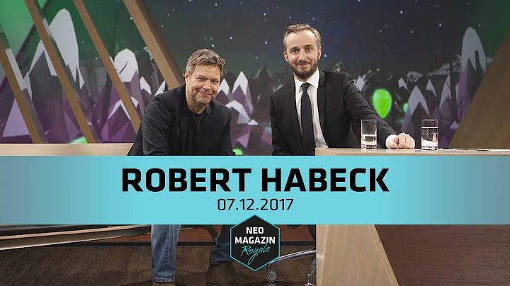 Heute zu Gast im Neo Magazin Royale: Robert Habeck...