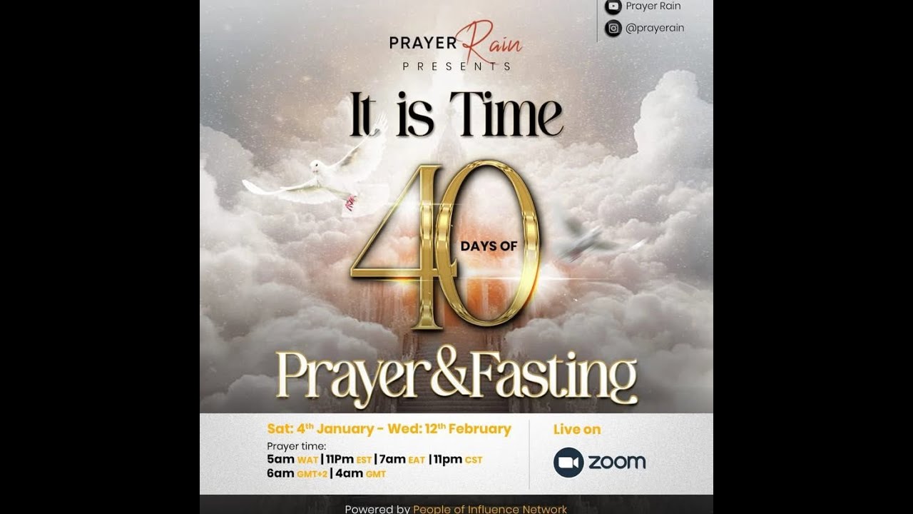 January 2025 Prayer Rain | It is Time Day 1