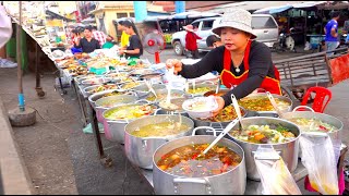 Amazing Street Food Buffet in Siem Reap | Popular Take Away Dinner Snacks in Siem Reap, Cambodia