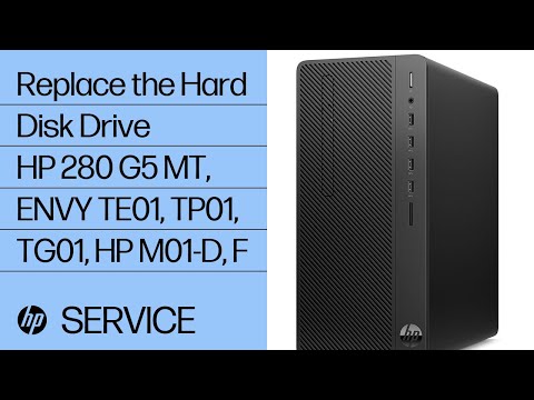 Replace the Hard Disk Drive | HP 280 G5 MT, TE01-000, TP01-000, TG01-000, HP M01-D0000, F0000 | HP