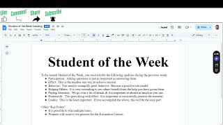Math Lab Creation - Rewards - SOTW