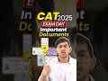 CAT 2025 Exam Important Documents &amp; Must Carry Items ✅ | CAT Exam  Day Rules Explained! #mba2025