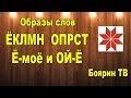 Что значит ЁКЛМН, ОПРСТ, Ё моё, Ой Ё, Образы слов