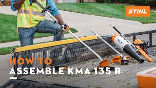 How to Assemble: KMA 135 R | STIHL Tutorial