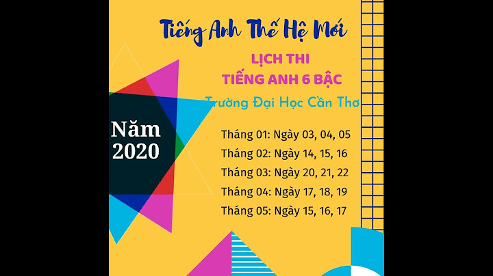 Thi anh văn b1 đại học cần thơ năm 2024