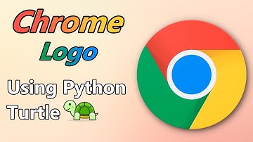 How to draw Chrome Logo using Python Turtle | Chrome | #python #chrome #turtle