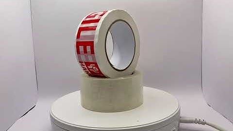 Packing Tape Video- Clear & Fragile