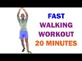 Fast Walking Workout 20 Minutes/ Walk Away The Pounds 🔥 200 Calorie Workout 🔥
